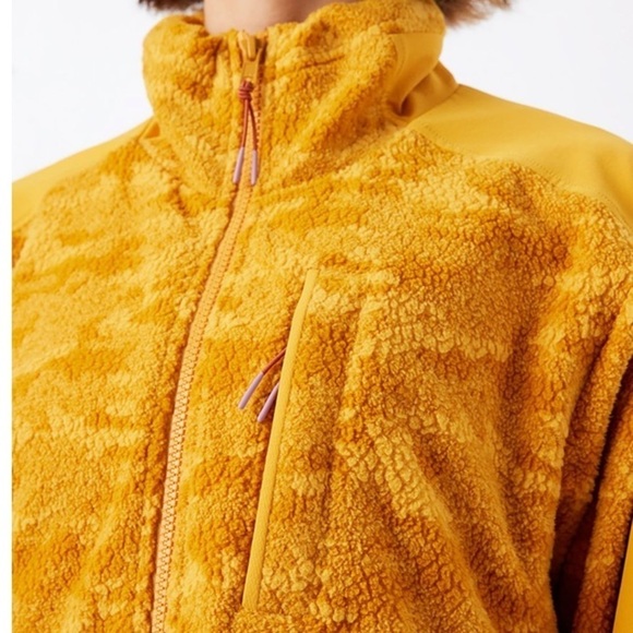 Outdoor Voices Full Zip Fleece jacket marigold yellow xl new with tags - Picture 5 of 13